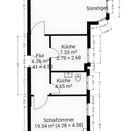 #2 Rebelrents - 4p - Smart-tv - Wlan - Voll Ausgestattete Kueche Цайц