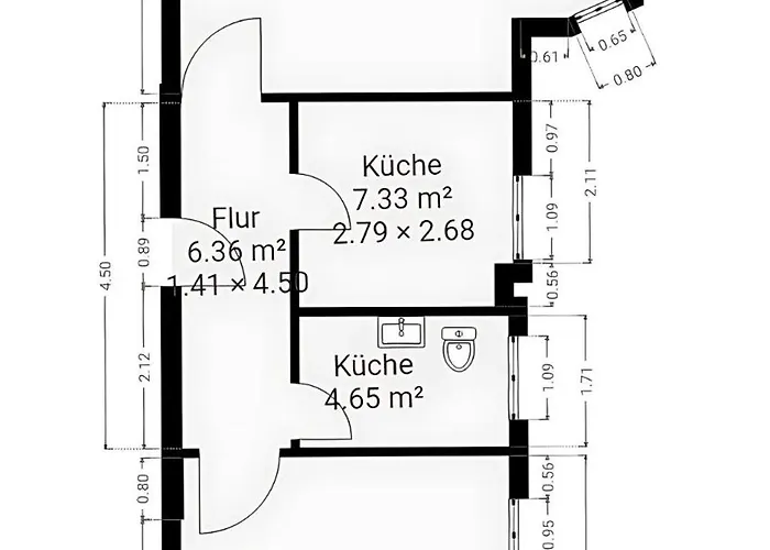#2 Rebelrents - 4p - Smart-tv - Wlan - Voll Ausgestattete Kueche Zeitz